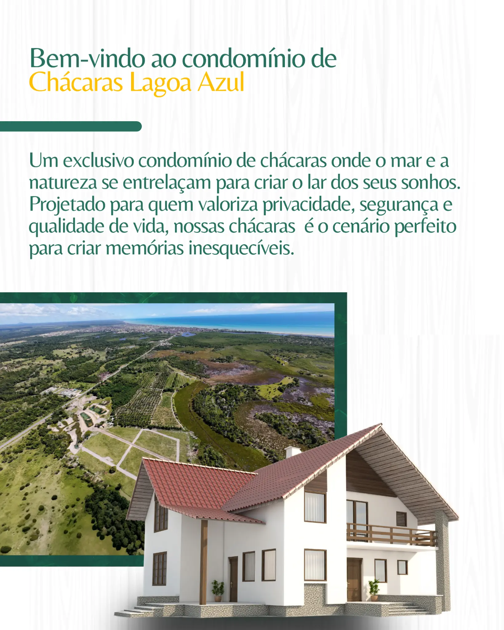 Casa modelo Lagoa Azul
